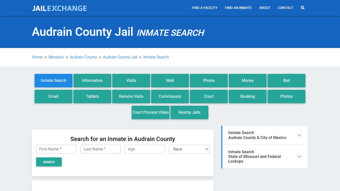 Audrain County Jail, MO Inmate Search: Roster & Mugshots